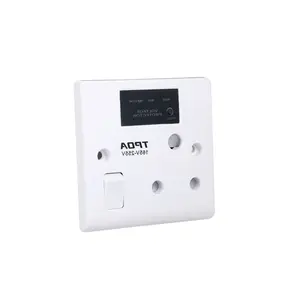 1610 Electric Wall Socket With Voltage Protection Wall Mount Voltage Protector