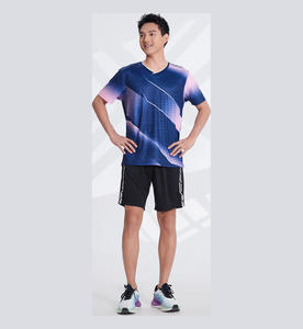 Maillot de tennis de table personnalisé par sublimation, imprimé dégradé, anti-humidité, séchage rapide, toucher doux, uniforme d'équipe de match, logo personnalisé - Product Image 3