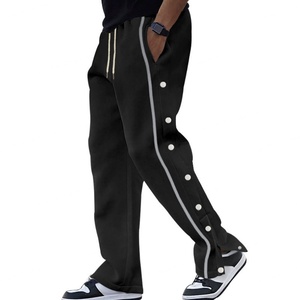 Factory High Quality Men's Casual Mid Waist <b>Polyester</b>/Cotton Drawstring <b>Joggers</b> Sets Sports Training Wear - Product Image 5