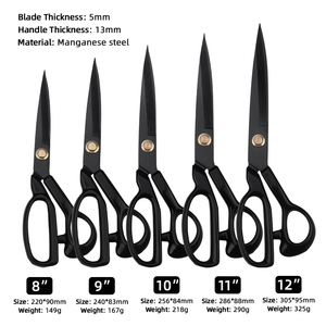 High Quality Heavy Duty Tailor Scissors for Sewing Professional Fabric <strong>Shears</strong> for <strong>Clothing</strong> Designers Dressmakers and Tailors - Product Image 2
