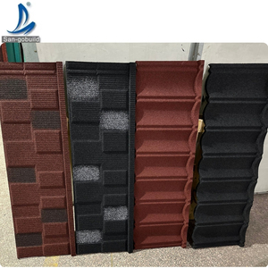 Tejas Metálicas <span class=keywords><strong>con</strong></span> Recubrimiento de Piedra de Aluzinc de 0.3 mm SANGOBUILD - Diseño Moderno, Garantía de por Vida, Uso en Villas - Product Image 5