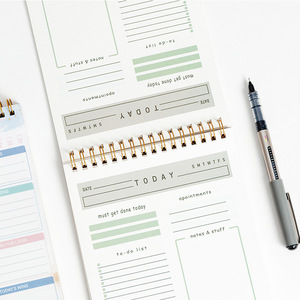 Impresión personalizada Agenda sin fecha Lista de verificación de tareas Gestión del tiempo Lista de tareas diarias Planificador Bloc de notas con los objetivos de hoy - Product Image 4
