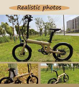 Новейший электрический велосипед для женщин, двухколесный, 20 дюймов, 48В 250Вт - Product Image 5