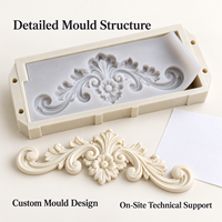 Moule d'ornement de fenêtre en résine Tietuo + noyau en silicone PU C292-G5 – Fournisseur de moules et de matériaux de construction en résine
