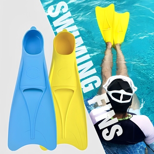 Nuevo equipo de buceo gratuito para adultos al aire <span class=keywords><strong>libre</strong></span>, aletas de natación de silicona duraderas para esnórquel, entrenamiento de estilo <span class=keywords><strong>libre</strong></span>, aletas cortas largas - Product Image 1