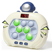 Console de jeu Montessori en plastique à 999 niveaux, machine à bulles, jouet éducatif sensoriel anti-stress