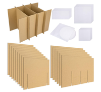 Boîte d'expédition en carton ondulé personnalisée, fragile et protectrice, avec gaufrage pour vaisselle/ustensiles de cuisine/assiettes/ustensiles de cuisson