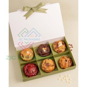 Vassoio <span class=keywords><strong>per</strong></span> Biscotti Personalizzato con Logo, Imballaggio <span class=keywords><strong>per</strong></span> Pasticceria in Carta Rosa di Grado Alimentare, Confezione <span class=keywords><strong>per</strong></span> Mochi e Ciambelle, Vassoio <span class=keywords><strong>per</strong></span> <span class=keywords><strong>Asporto</strong></span> e Consegna - Product Image 4