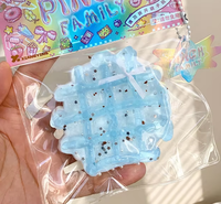 Jouet Squishy Ours en Plastique Parfumé au Sel Marin d'Été, Sac Surprise Promotionnel, Boîte Mystère, Anti-Stress, Relaxant, Cadeau Fidget
