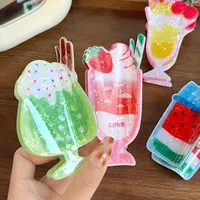 Pinces à cheveux YJL en forme de coupes de crème glacée aux fraises, cerises et pastèques pour femmes, élégantes pour usage quotidien, pinces à cheveux en forme de verre à vin, vente en gros