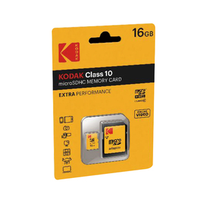 Kodak V10 Premium Micro SDHC 8GB Class 10 UHS 1 U1 พร้อมอะแดปเตอร์ (สูงสุด 90mb/s) พร้อม A1 -8GB ถึง 64GB - Product Image 1