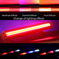 IP65 impermeable a todo Color RGBW LED luz estroboscópica arandela de pared Pixel etapa DMX Bar matriz luz colorida 3 en 1 iluminación de escenario