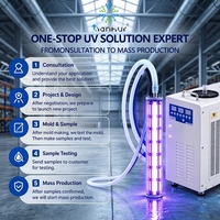 Système de traitement des gaz d'échappement photocatalytique UV LED avec épurateur humide intégré pour l'élimination des COV et l'élimination des odeurs
