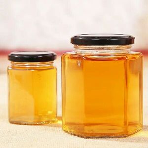 Factory Produced Wholesale Hexagon Glass Jar For Honey