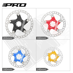 IIIPRO 6 英寸 140/160/180/203 毫米钢制冷却盘式刹车盘，适用于 DH 山地自行车、MTB 和山地浮式自行车骑行 - Product Image 5