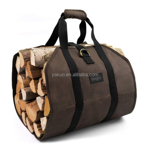 Fourre-tout durable en <span class=keywords><strong>bois</strong></span> de <span class=keywords><strong>chauffage</strong></span> avec poignées rembourrées - Product Image 2