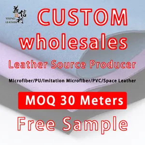 Custom Hydrolysis Waterproof Durable Scratch-Resistant Microfibra Cuero OEM Wholesale PU Synthetic Microfiber Leather For Shoes