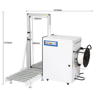 Máquina <span class=keywords><strong>flejadora</strong></span> automática de arco grande para flejado de palés con cinta de plástico PP, <span class=keywords><strong>Transpack</strong></span>, con cinta de transporte - Product Image 2