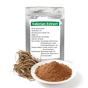 Extrait naturel de racine de valériane 10:1 de qualité alimentaire à base de plantes 100% extrait à l'eau Variété de poudre emballée à tambour comprenant de l'extrait d'aloe vera - Product Image 1