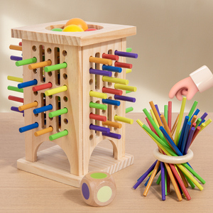Nuovissimo Set di Dadi in Legno Colorati, Puzzle Educativi Interattivi, Regalo Didattico, Giocattoli per Bambini e Bambine - Product Image 3