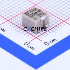 Resistencia Ajustable/Potenciómetro SMD-3P 3224W-1-504E, Resistencia de 4.8x3.5mm, 500kOhm, 10%, 250mW, 100ppm ℃ - Product Image 1