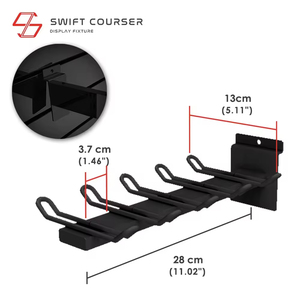 Shop Customize for High Quality Powder Coated Metal 8-<b>Bat</b> Freestanding Slatwall Wall Mount <b>Baseball</b> Softball <b>Bat</b> Display - Product Image 6