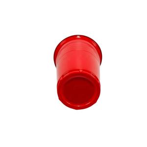 16oz 473mL PS Vasos de plástico desechables roscados Logotipo personalizado Cerveza Pong Juego Fiesta Tazas <span class=keywords><strong>Rojo</strong></span> para graduación Navidad Fiestas de Pascua - Product Image 6
