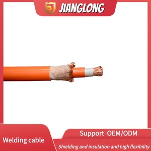 สายเคเบิลทองแดงหุ้มฉนวนพีวีซีแบบยืดหยุ่น Jianglong สำหรับหม้อแปลงเชื่อมและอุปกรณ์เชื่อม - Product Image 5