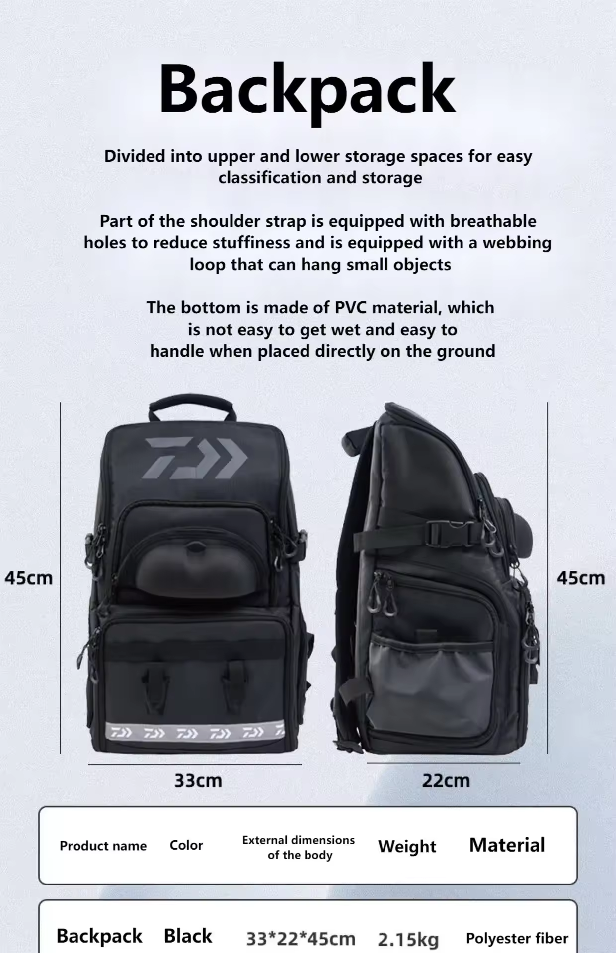 daiwa backpack tackle box Daiw Fishing Lure Backpack Waistpack Crossbody Bag Delivery Bait Box  Fishing Gear Box Fishing Tackle Bag