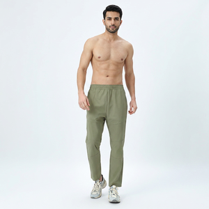 Summer Men's Casual Straight Long Pants Loose Linen <b>Trousers</b> Beach Breathable Quick Dry <b>Trousers</b> - Product Image 1