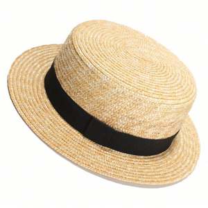 Chapeau de paille décontracté avec nœud décoratif pour femme, idéal pour la plage, les vacances, la vie quotidienne et la protection solaire - Product Image 4