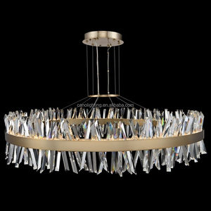 Lámpara de Techo Colgante de Lujo <span class=keywords><strong>para</strong></span> <span class=keywords><strong>Interiores</strong></span>, Nueva Iluminación Moderna, Araña de Cristal LED, Lámpara Colgante - Product Image 1
