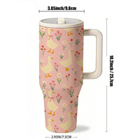 Paille en acier inoxydable pour gobelet de 40 oz, paille cachée, sans BPA, gobelets en acier inoxydable à double paroi