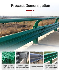 Barandilla de Seguridad Metálica de Acero Tipo W de Alta Resistencia para Carreteras - Product Image 2