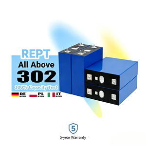 Cellule de batterie prismatique 3,2 V LiFePO4 de qualité A+ REPT 302 Ah fiable pour alimentation solaire domestique autonome DIY - Product Image 1