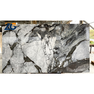 ZGSTONE Marbre de luxe <span class=keywords><strong>Brasilia</strong></span> Carreaux de marbre Iceberg Salon Design Carreaux de sol en marbre blanc populaires - Product Image 1