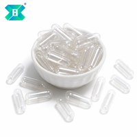 Fabricant Impression de logo personnalisée Capsules HPMC vides transparentes Taille 0 00 Capsules végétariennes transparentes