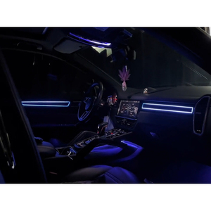Wholesale Symphony <b>LED</b> Car Ambient <b>Light</b> for Porsche Cayenne 2018-2023 Interior Atmosphere Acrylic Strip <b>Lamp</b> Manufacturer - Product Image 4