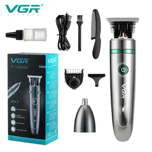 VGR V258 şarj edilebilir saç düzeltici elektrikli saç kesme burun erkek tıraş makinesi