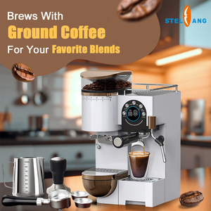 Machine à café expresso et cappuccino professionnelle haute performance 58 mm, du grain à la tasse, pour hôtels - Product Image 4