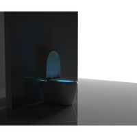 Modern Apartment Ceramic Induction Flush Electric Toilet Star Hotel Washroom Easy to Clean Integrated Dmart Flush Toilet
