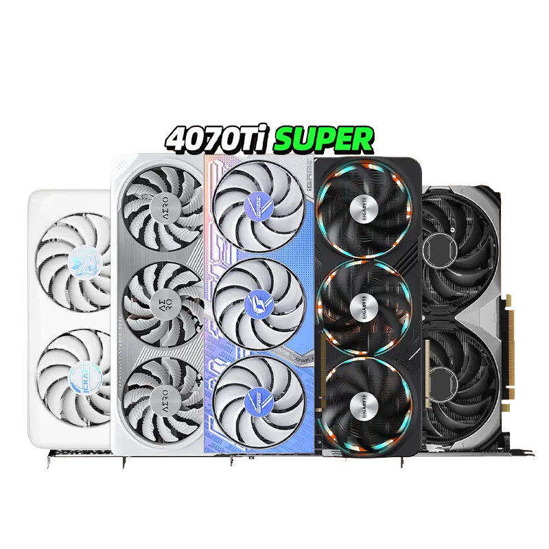 새로운 주식 게이밍 GPU RTX4070 RTX 4070ti 슈퍼 RTX4070Ti RTX 4070 티 슈퍼 비디오 그래픽 카드