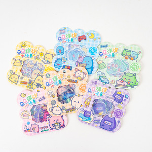 Autocollants gonflés QQ Bouncy Little Monster Strange World, 30 pièces, illustrations mignonnes, décoration DIY pour journal, Momo IP autorisé - Product Image 5