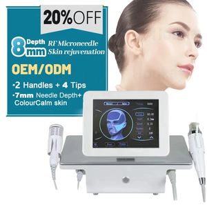 Appareil portable de <span class=keywords><strong>radiofréquence</strong></span> dorée Secret RF à <span class=keywords><strong>micro</strong></span>-aiguilles 64, 25 et 10 aiguilles, machine de microneedling fractionné RF avec marteau froid - Product Image 1
