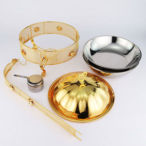 OULU OL-F9206 Calentador de Comida de Lujo de Acero Inoxidable con Diseño de Encaje Dorado, 6L/8L, <span class=keywords><strong>para</strong></span> Hoteles y Restaurantes - Product Image 5