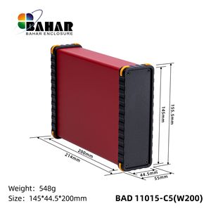 Mala 11015 di fabbrica involucro in alluminio diretto alimentazione di alta qualità alloggiamento strumento telaio fai da te Cabinet per <span class=keywords><strong>BAHAR</strong></span> - Product Image 2