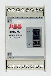Extensión de E/S Analógicas <span class=keywords><strong>NAIO</strong></span>-02 3BSE005922R1 Serie NA 8AI/8AO 24VDC PLC - Product Image 3