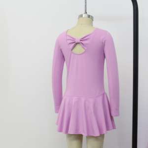 Dancewear katun pakaian balet lengan panjang gadis <span class=keywords><strong>Leotard</strong></span> nyaman tari klasik balet untuk pertunjukan tari balet - Product Image 6