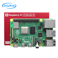 Raspberry Pi 4B 1GB 2GB 4GB 8GB en Stock Raspberry Pi 4 modèle B en alliage d'aluminium Kits de boîtier à double ventilateur carte de développement