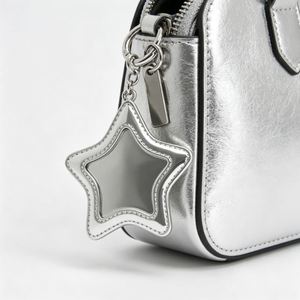 New Portable Five-pointed <b>Star</b> Makeup <b>Mirror</b> Bright Sliver <b>Mirror</b> Keychain Travel Cosmetic <b>Mirror</b> Bag Charm Pendant - Product Image 1